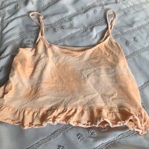 peach tank top
